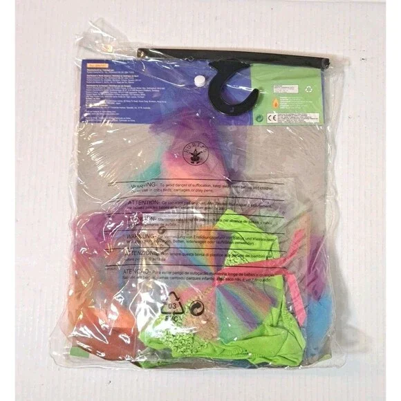 Infant Rainbow Tutu Dress Costume 6-9 Months Baby Girl Halloween Outfit Cute NEW - Picture 4 of 4